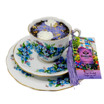 Royal Standard tea cup  - Lavender & Vetiver scented candle